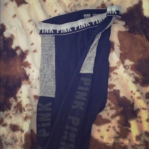 VS Pink leggings Black